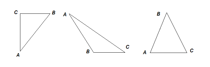 Конспект урока. Геометрия 7 класс. Виды треугольников.