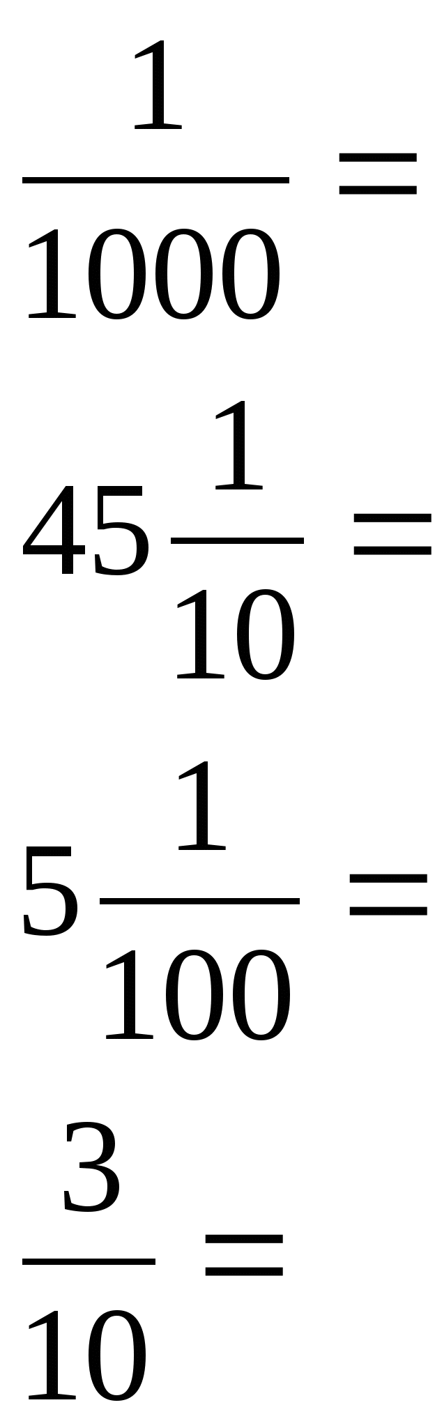 Урок математики в 6 классе Перевод обыкновенной дроби в десятичную