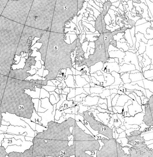 Технологическая карта по географии по теме: Климат и внутренние воды материка Евразии
