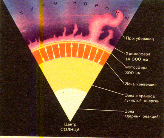Общие сведения о Солнце, его источники энергии и внутреннее строение.(11 класс)