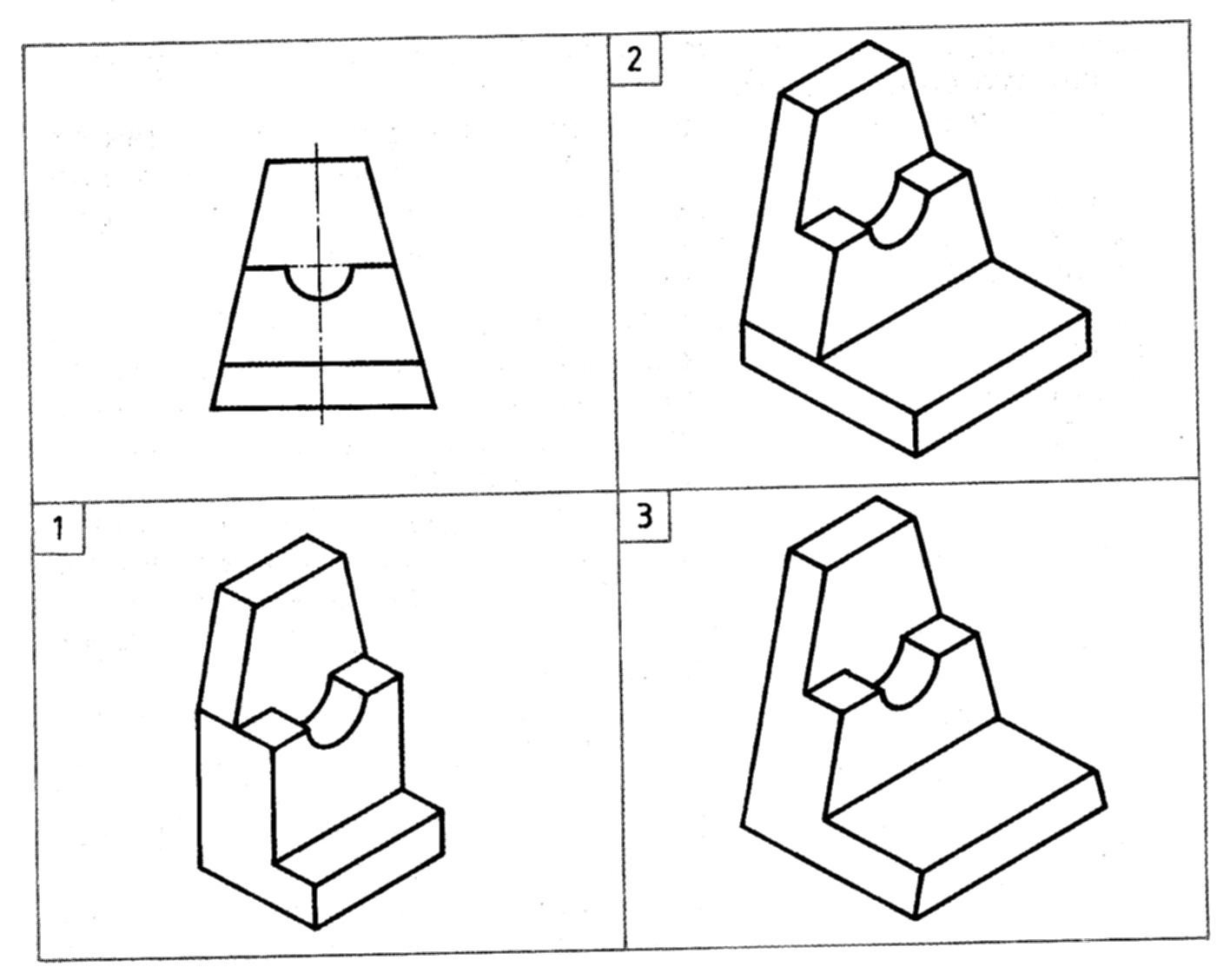 УРОК черчения Чертежи в системе прямоугольного проецирования. Тема урока: Проецирование на одну и две плоскости проекций. (9 класс)