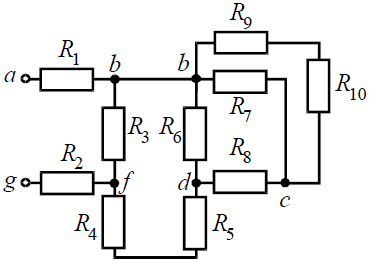 Самостоятельная работа по электротехнике Расчет электрической цепи при смешанном соединении резисторов