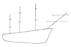 Конспект урока по изобразительному искусству на тему: Корабли в море (5 класс)
