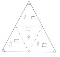 Конспект урока по геометрии на тему Признаки равенства треугольников (7класс)