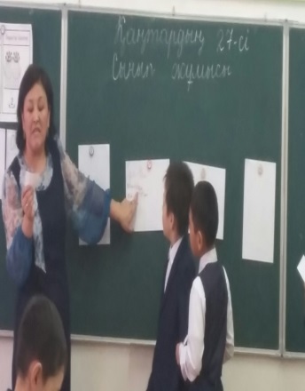 Конспект урока по казахскому языку на тему Сын есім