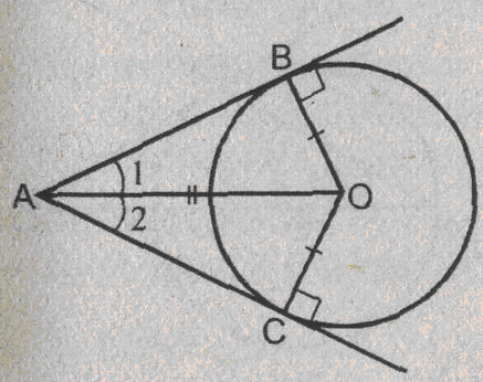 Разработка урока по геометрии 8 класс на тему Касательная к окружности