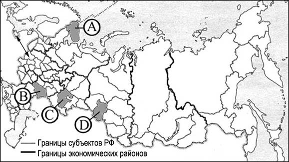 Карта россии егэ география