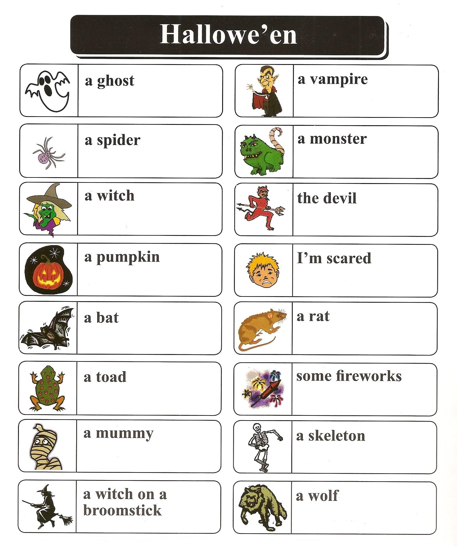 Урок английского языка на тему Хеллоуин 4 класс.