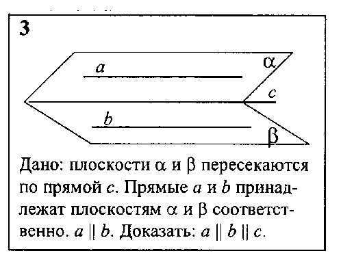 Конспект по геометрии Решение задач по теме параллельность прямых и плоскостей