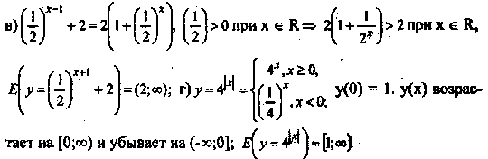 Показательная функция, ее график и свойства