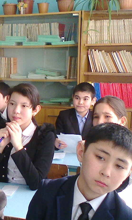 Этюд с урока русского языка в классе с казахским языком обучения