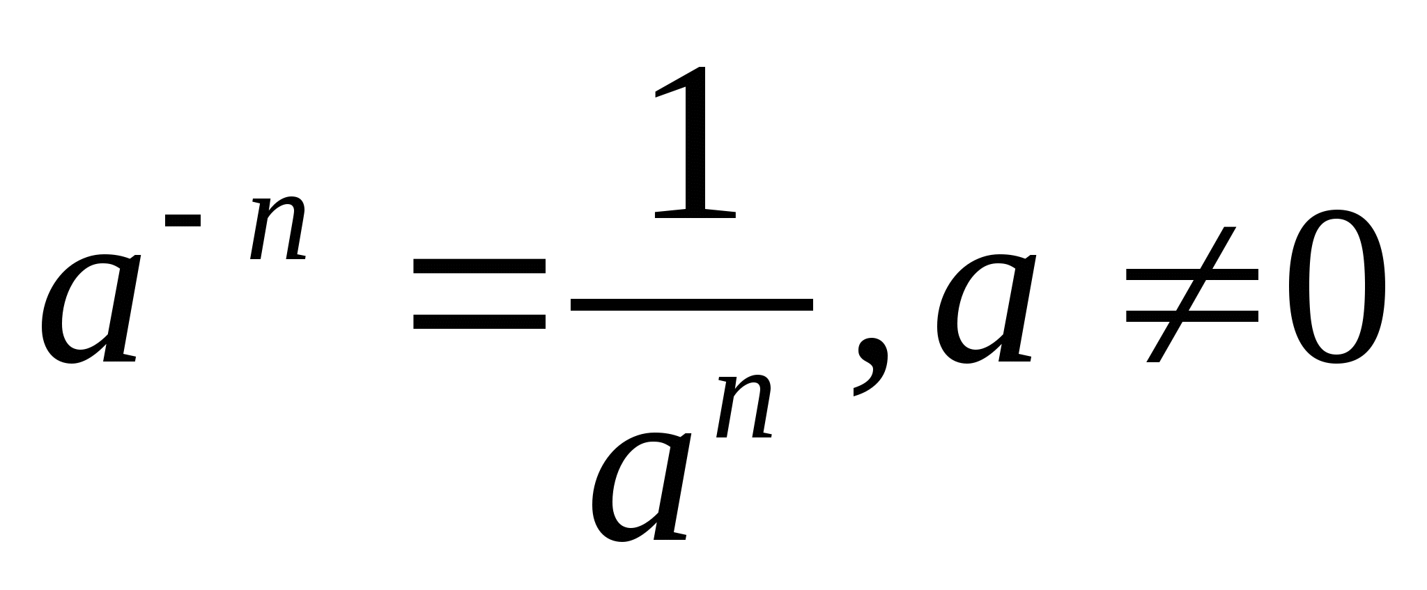 Методическая разработка по алгебре Степень с целым показателем