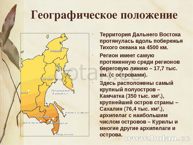 Презентация по теме дальний восток география 8 класс