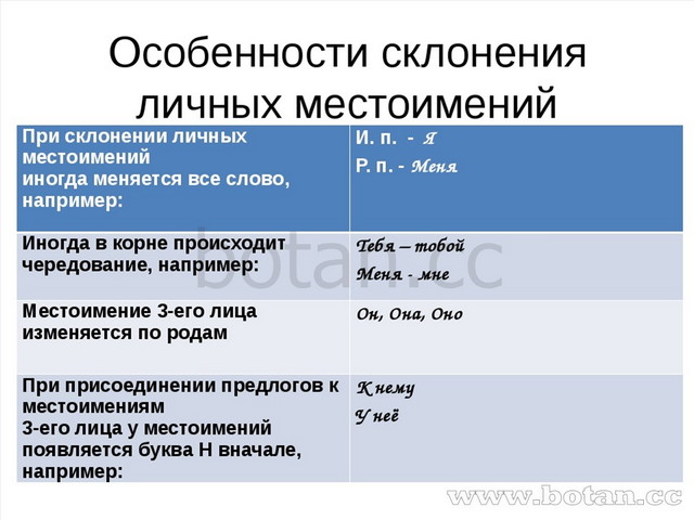 Особенности склонения. Особенности склонения местоимения. Особенности склонения личных местоимений. Особенностисклонений личныхместоимений. Особенности личных местоимений.