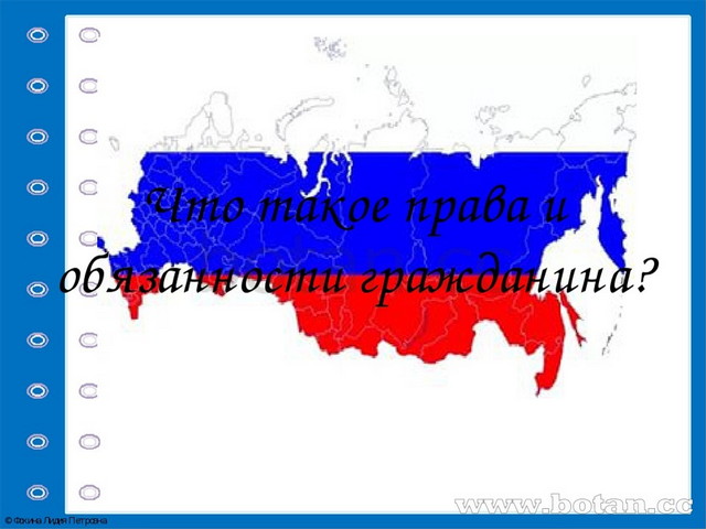 Презентация конституция россии 4 класс