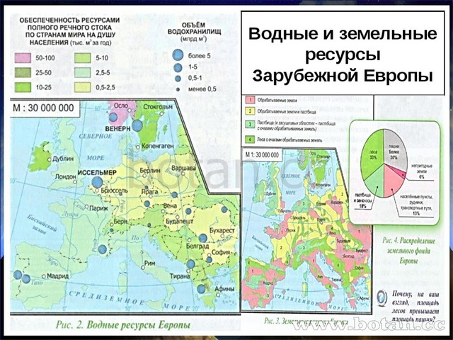 Презентация Состав и политическая карта Европы. Природные