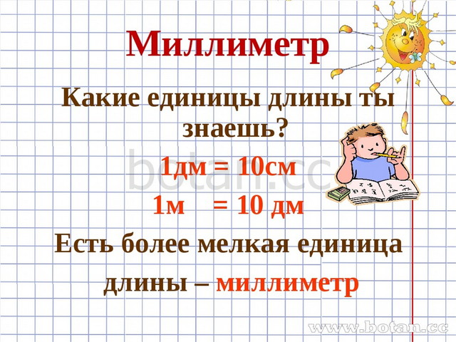 Миллиметр 2 класс петерсон презентация