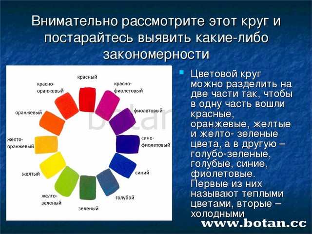 Презентация влияние цвета на восприятие информации