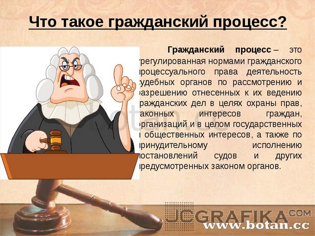 Субъекты гражданского процесса презентация