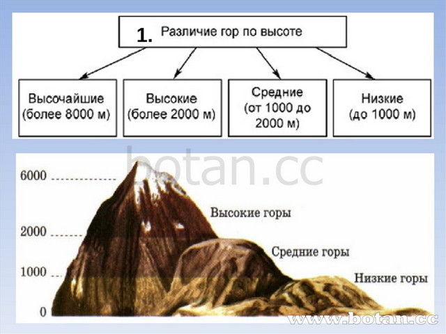 Основные формы рельефа 5 класс география презентация