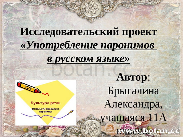 Словарный бум в русском языке новейшего периода. Проект по русскому языку паронимы. Употребление паронимов в русском языке проект. Исследовательский проект «употребление причастий в речи». Употребление паронимов 7 класс.