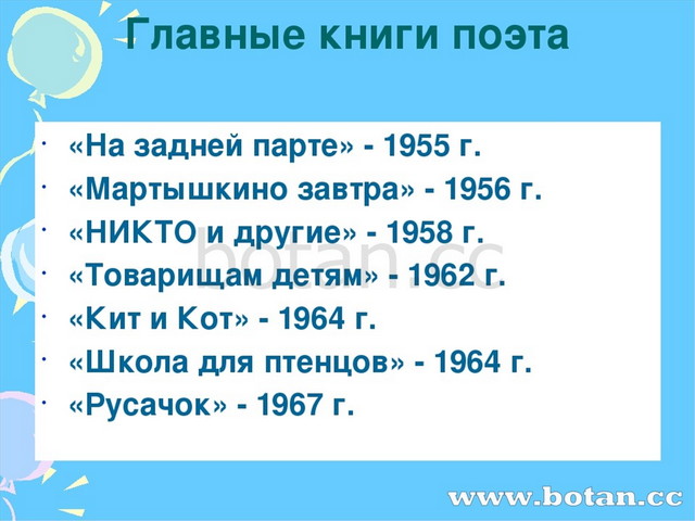 Заходер моя вообразилия презентация