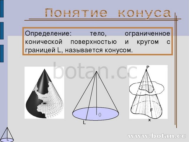 Презентация геометрия конус 9 класс геометрия