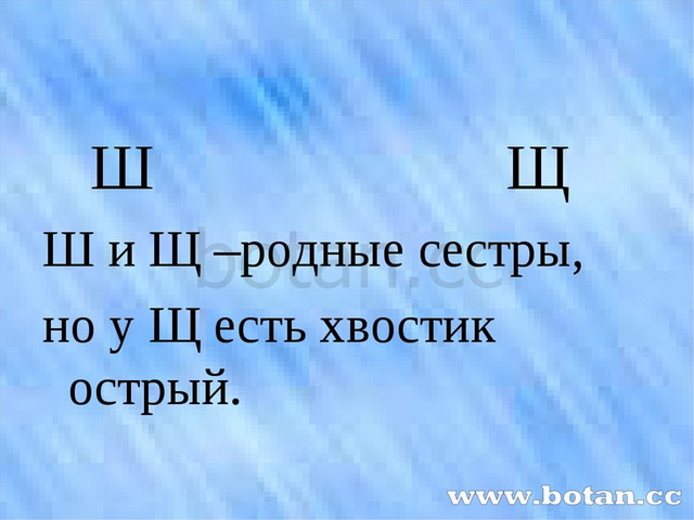 Буква щ звук щ 1 класс презентация