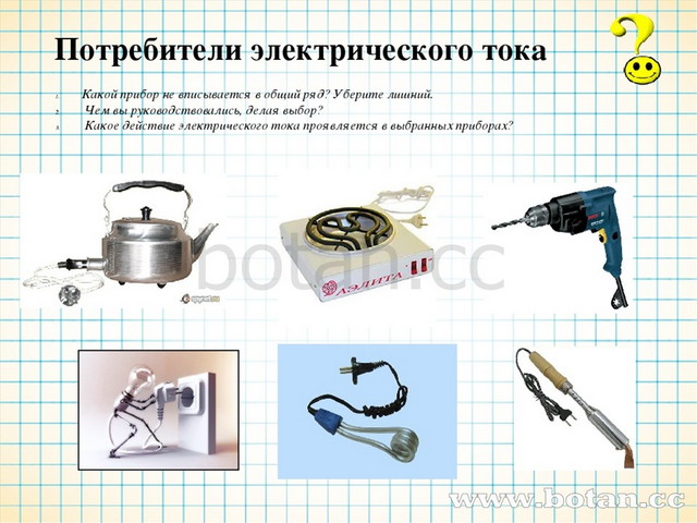 Потребители тока. Потребители электрического тока. Виды потребителей электрического тока. Потребитель электрического Ока. Потребитель физика.