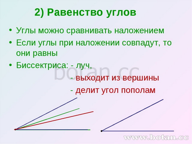 Презентация виды углов 5 класс математика