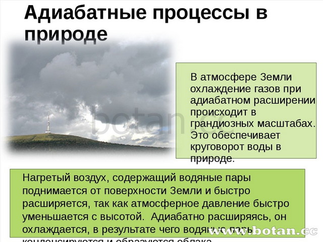 Процессы происходящие в атмосфере. Адиабатный процесс в природе. Пример адиабатного процесса в природе. Адиабатный процесс примеры. Адиабатический процесс пример.