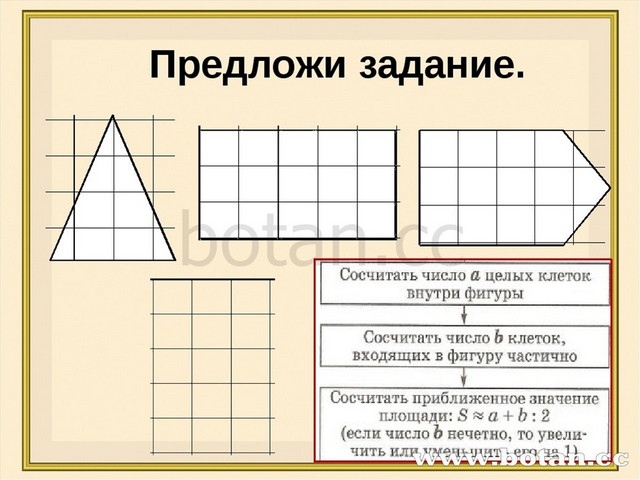 Геометрия на бумаге в клетку 3 класс пнш презентация