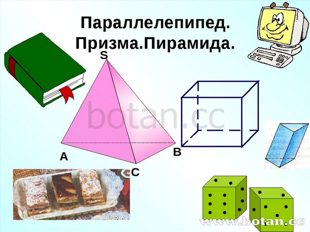 Прямоугольный параллелепипед треугольник. Призма параллелепипед куб. Призма пирамида параллелепипед. Параллелепипед куб пирамида Призма 5 класс. Куб, прямоугольный параллелепипед, Призма, пирамида – это.