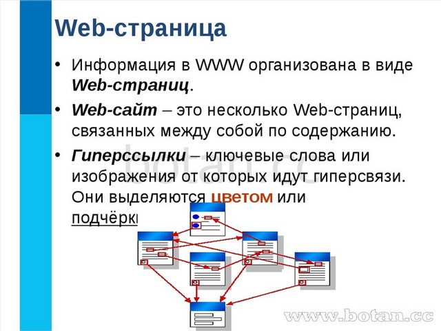 Презентация по теме всемирная паутина 7 класс