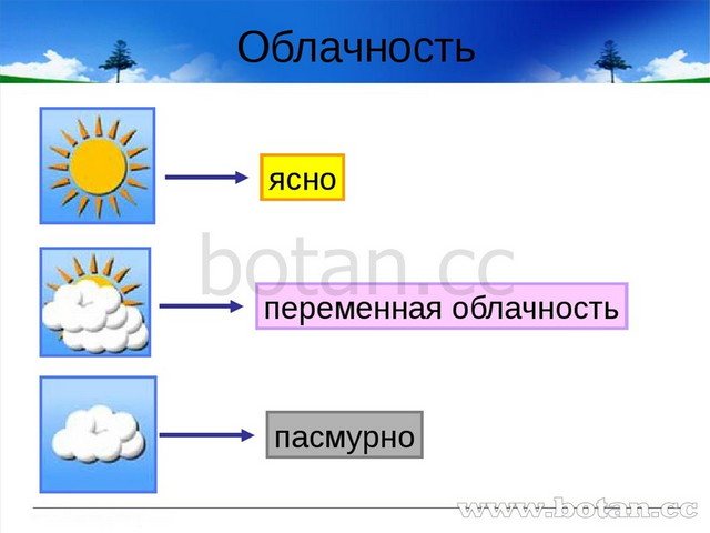 Презентация погода 2 класс