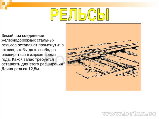 Тепловое расширение рисунок