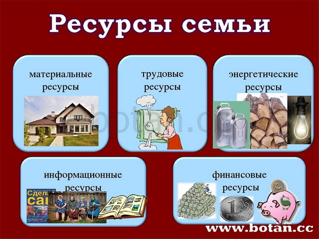 Семейная экономика обществознание 8 класс