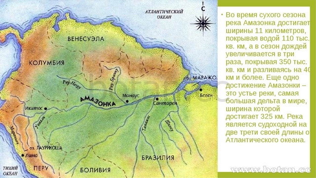 Презентация по географии на тему Река Амазонка